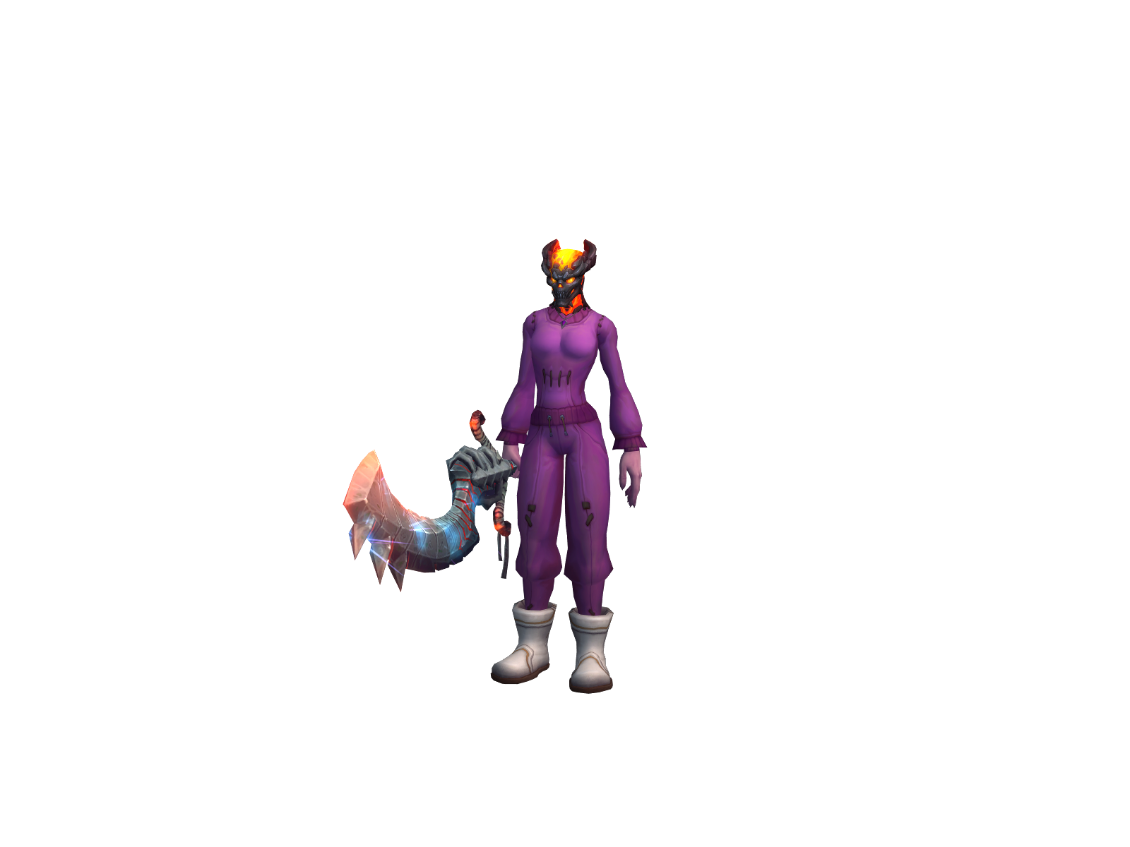 Latinatoxica 3D character render