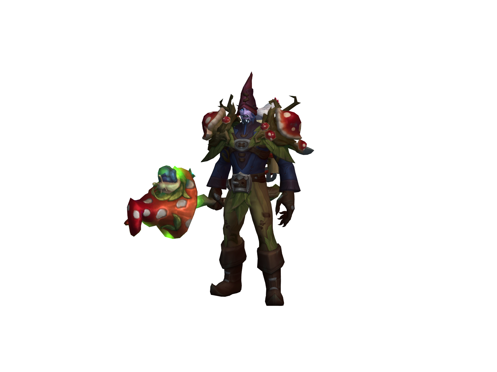 Canhotronco 3D character render