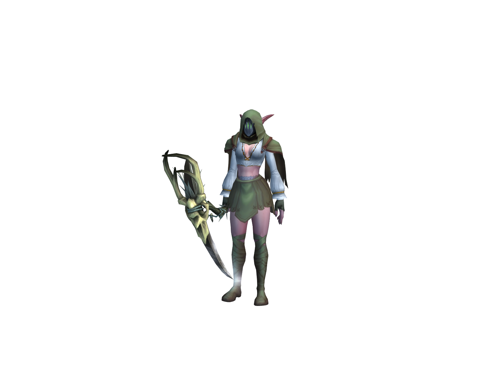 Fruitcup 3D character render