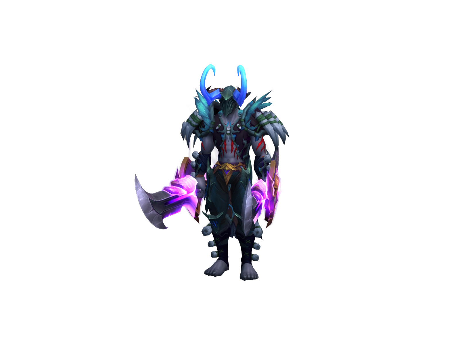 Xakari 3D character render