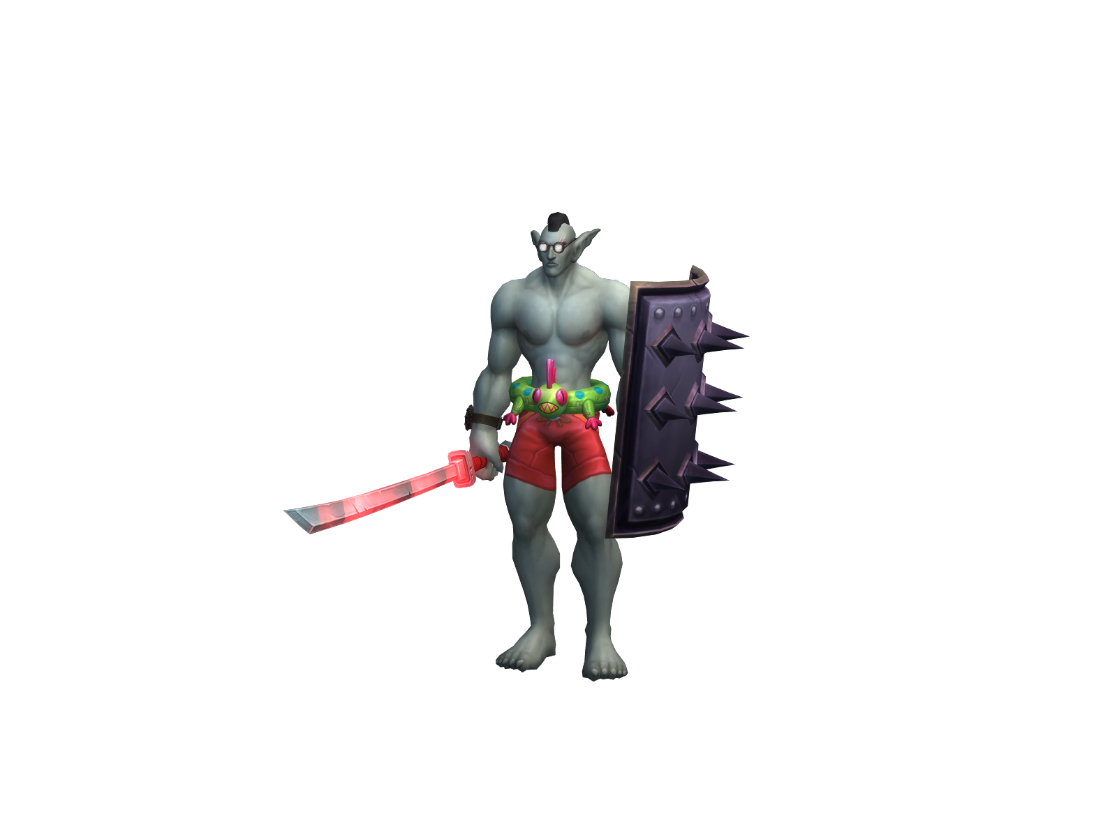 Onehndwonder 3D character render