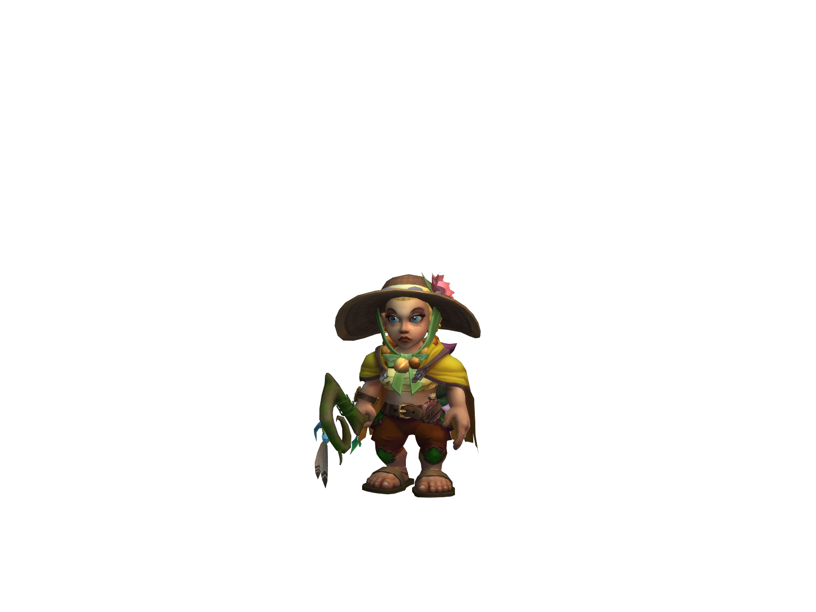 Mideri 3D character render