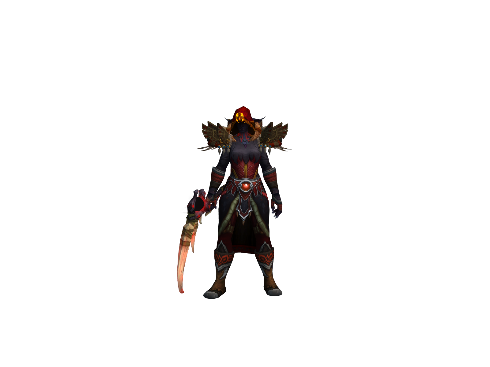 Feralflora 3D character render