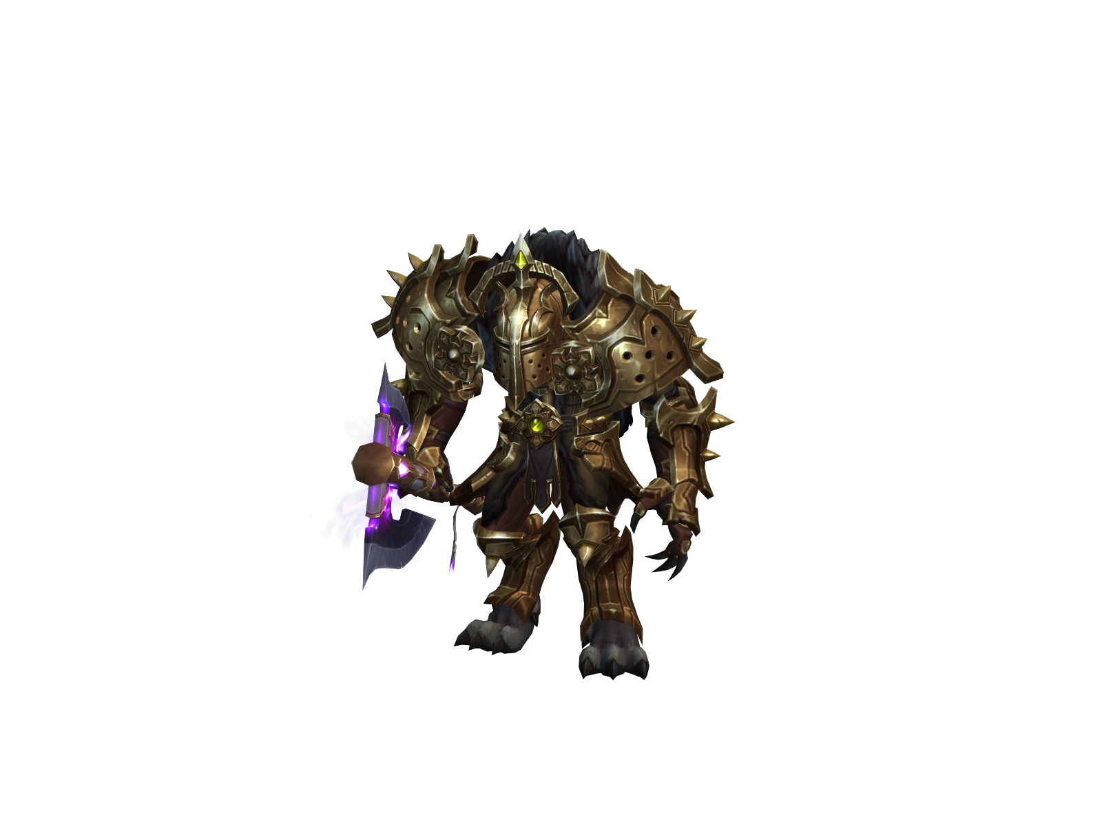 Wolfmaw 3D character render