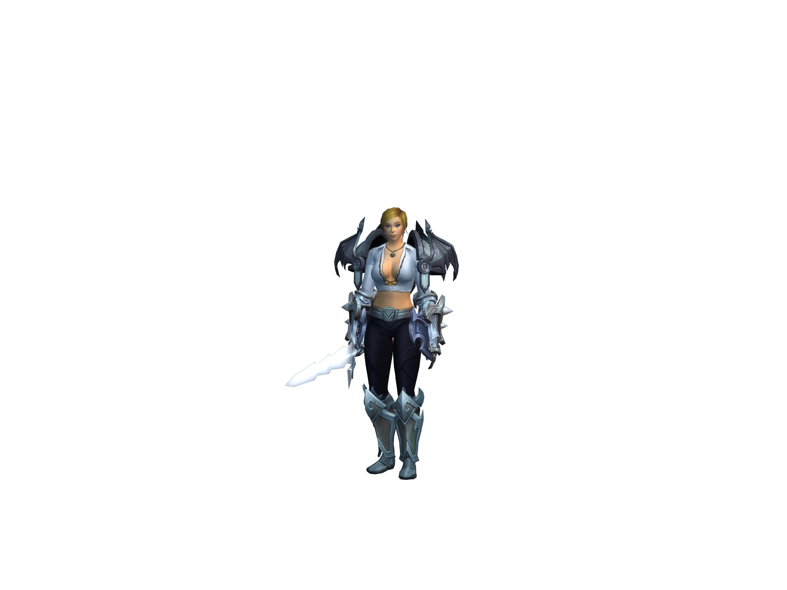 Saced 3D character render