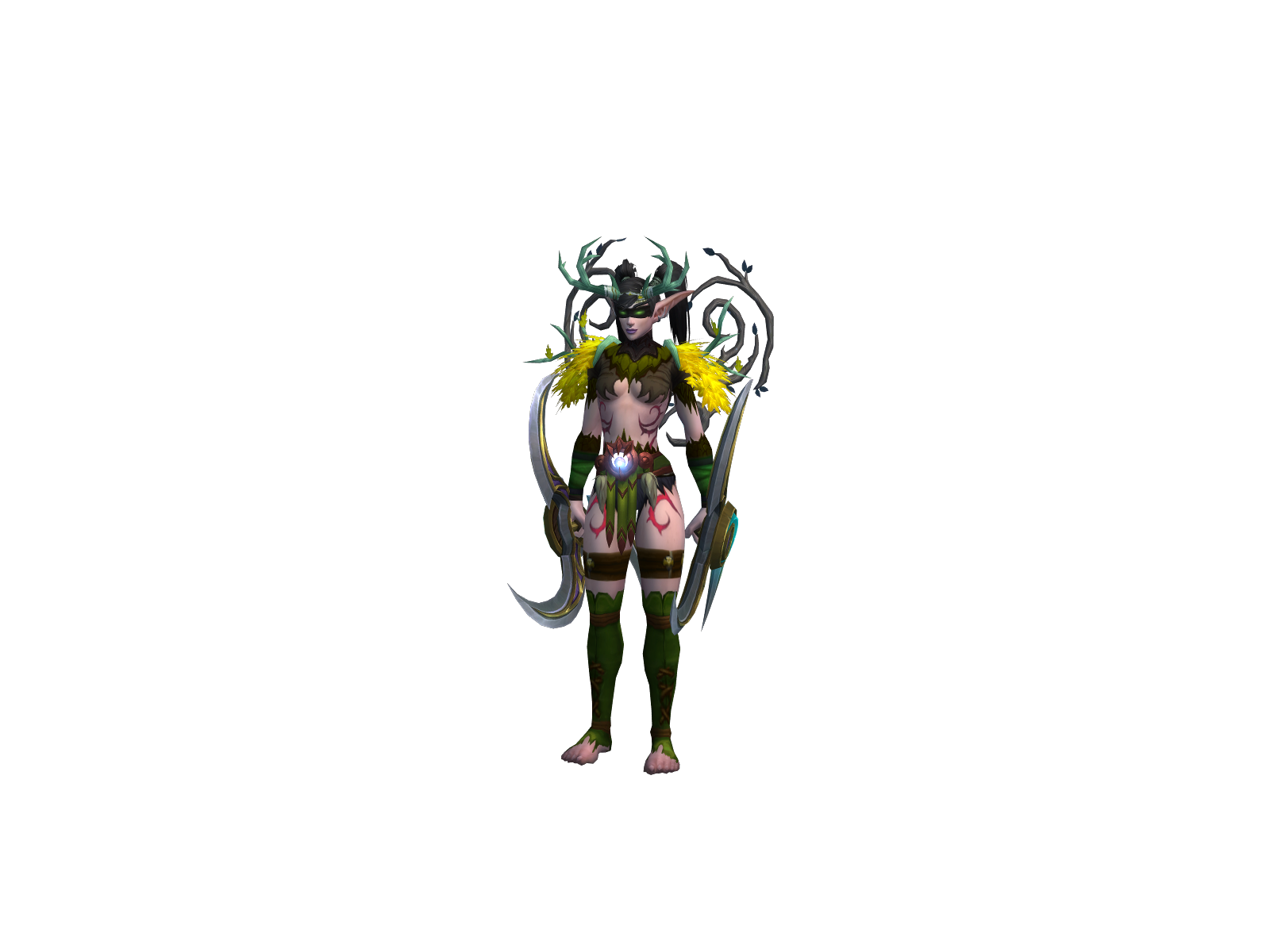 Deadriana 3D character render
