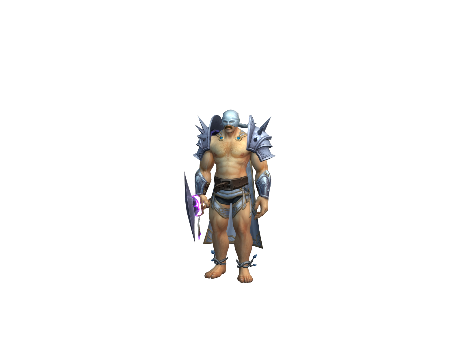 Baldeegle 3D character render