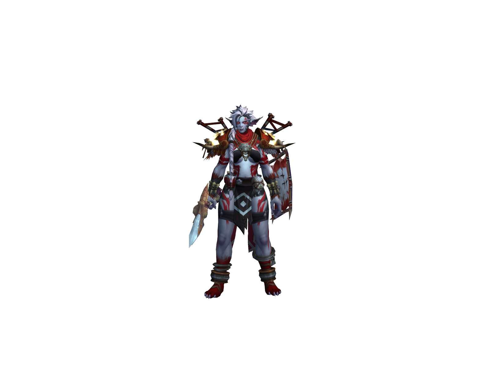 Zerwa 3D character render