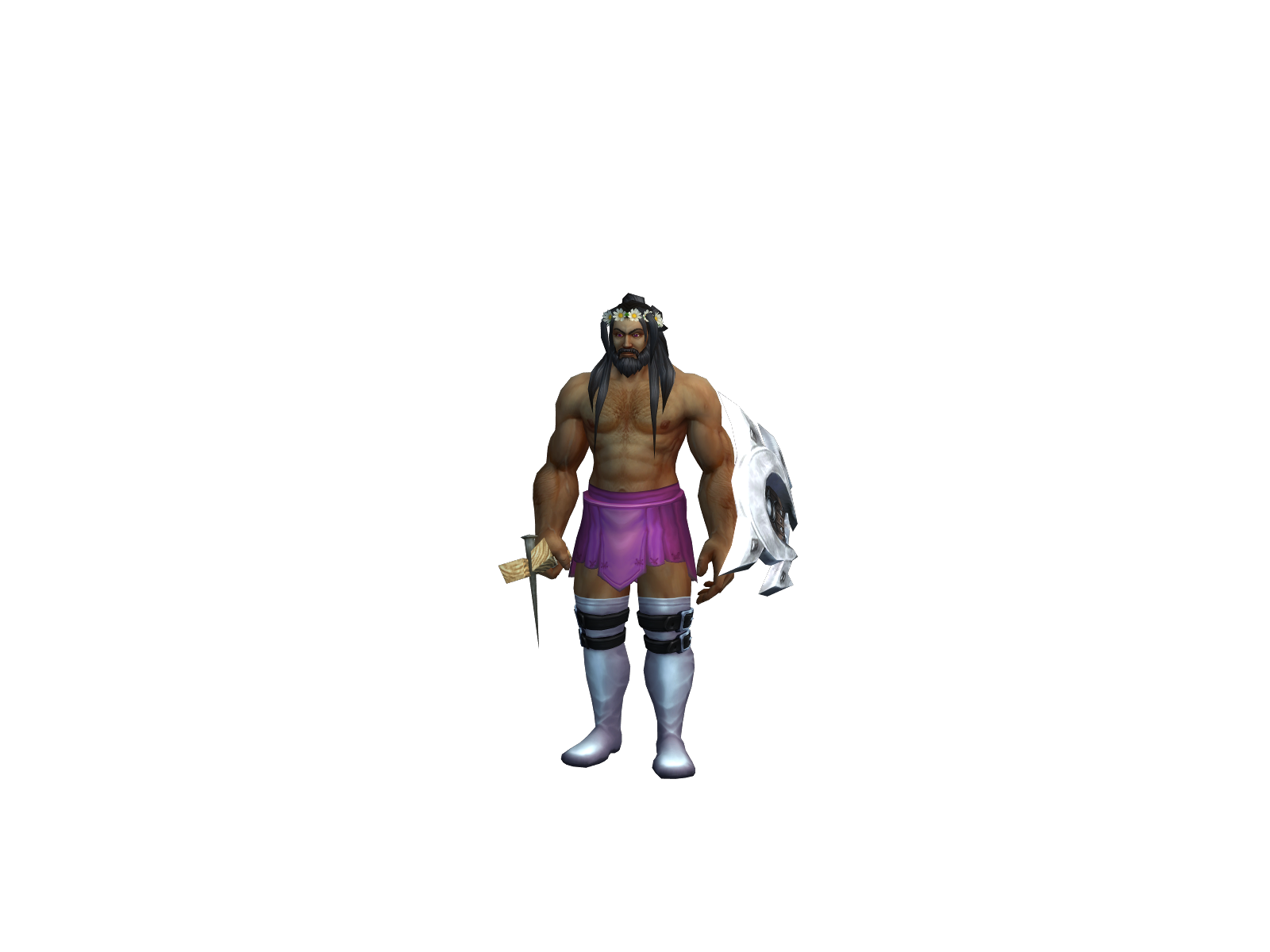 Uaquis 3D character render