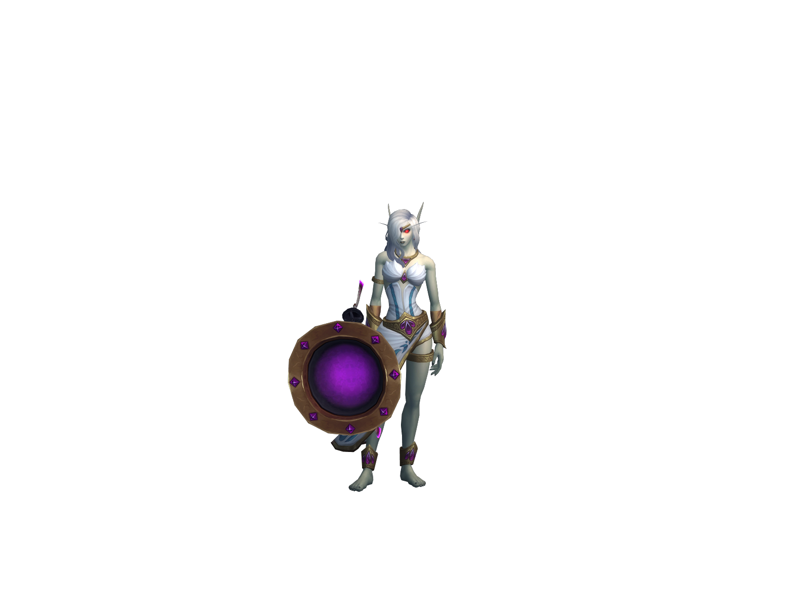 Hyvendretha 3D character render