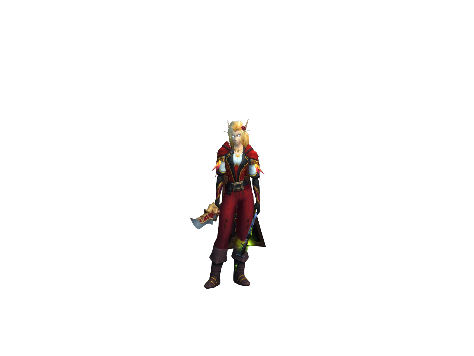 Caprice 3D character render