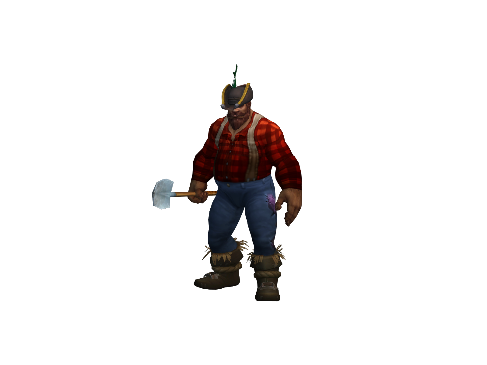 Trashj 3D character render