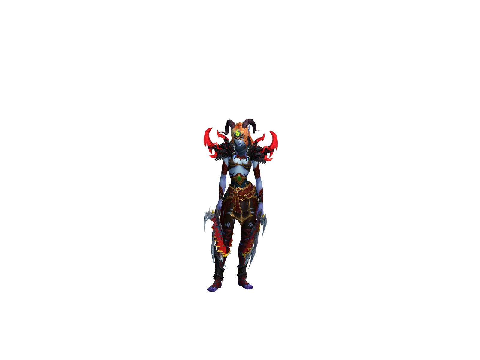 Llienne 3D character render