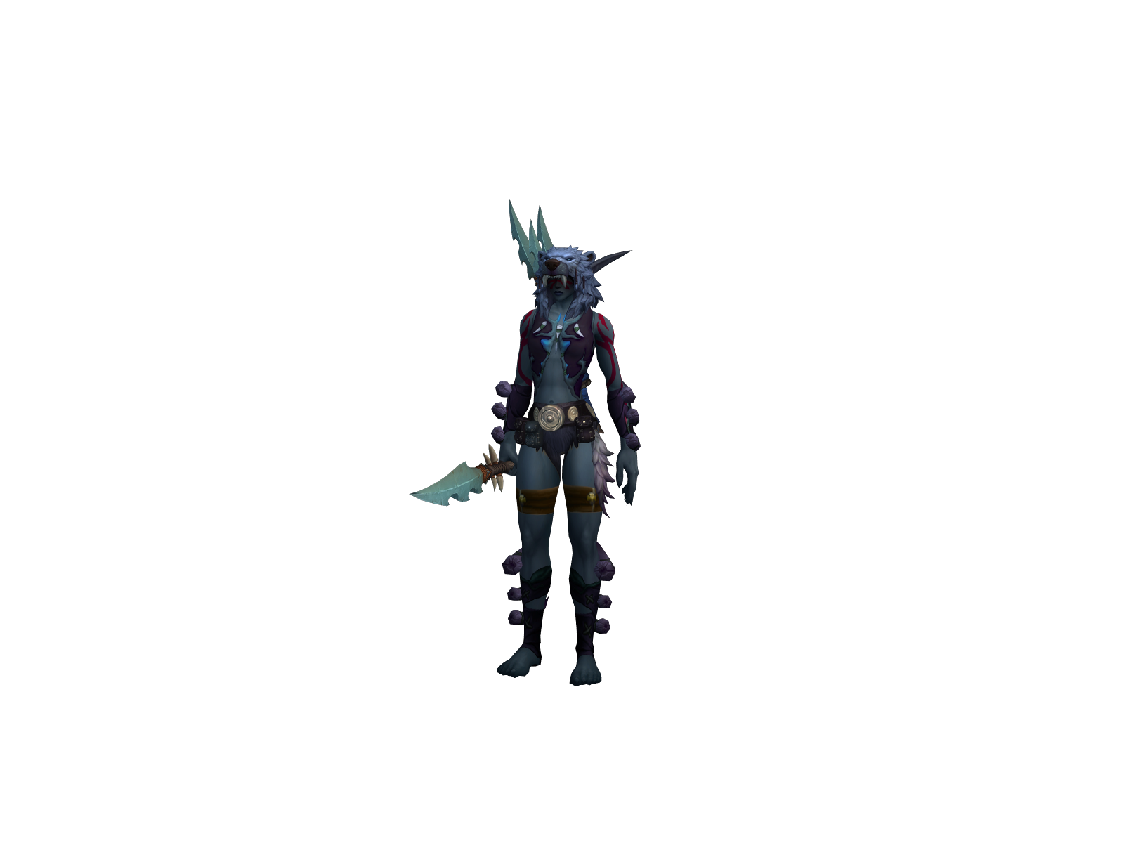 Aeslanna 3D character render