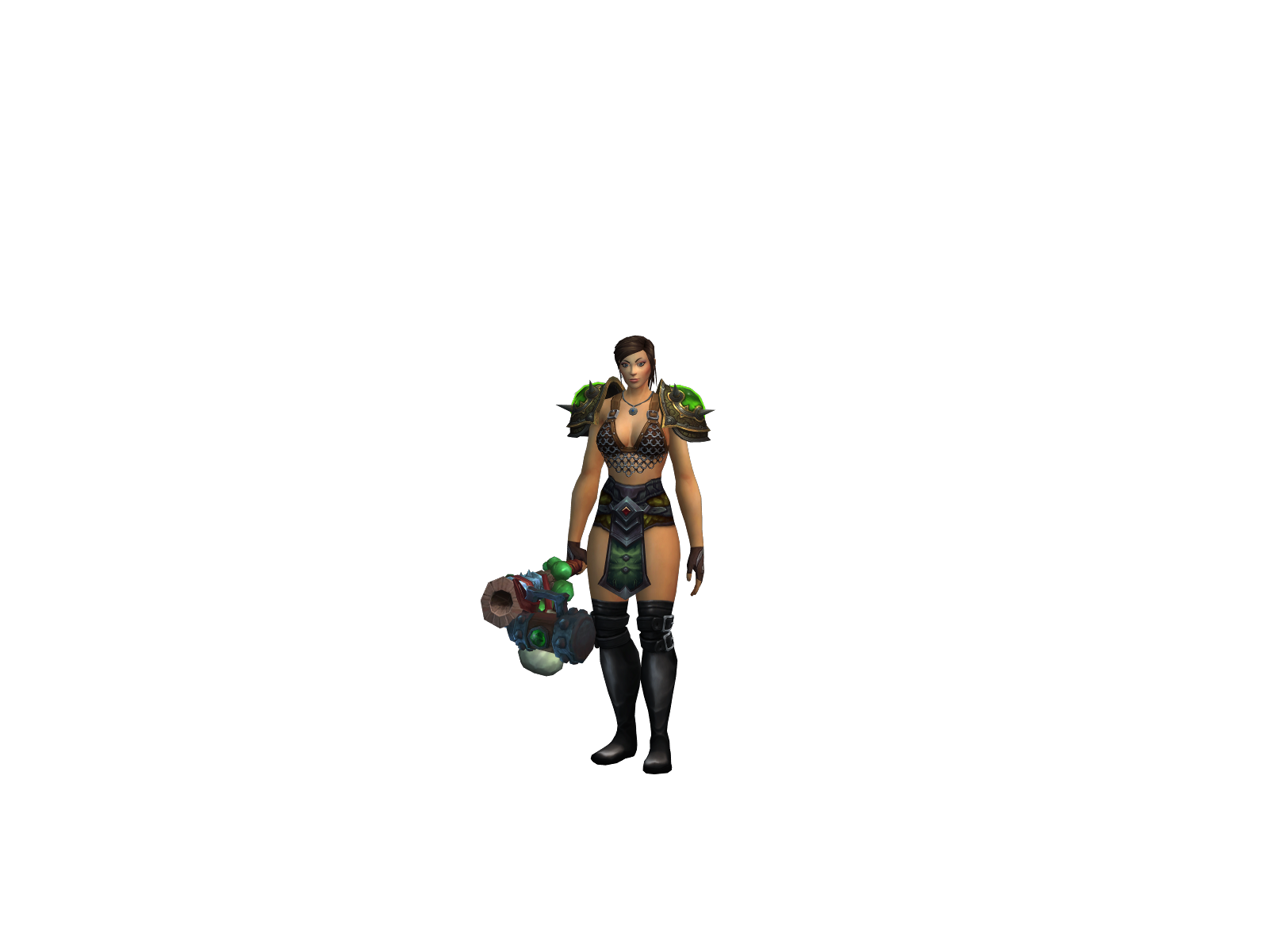Tyrinae 3D character render