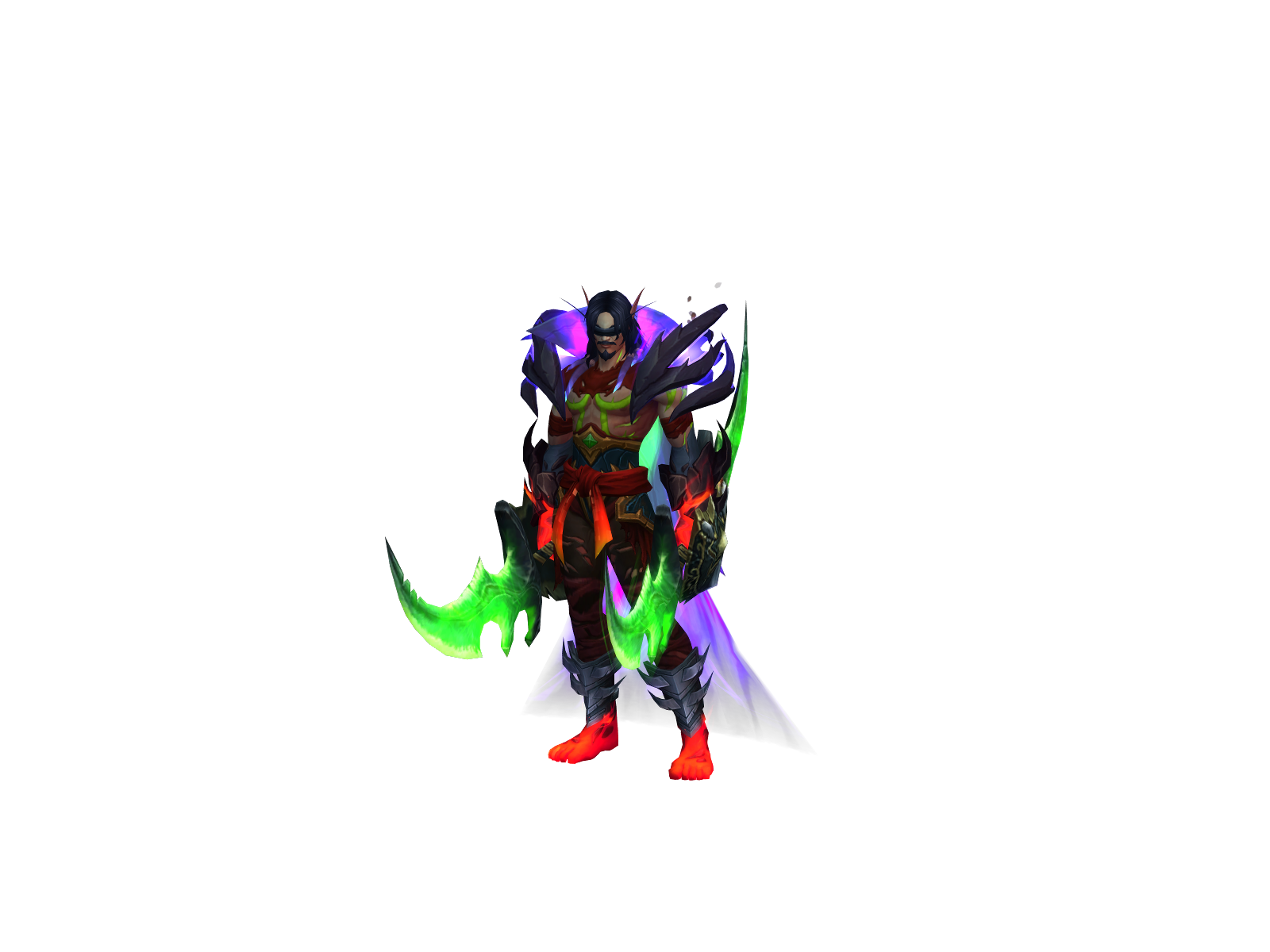 Kurohitsugi 3D character render
