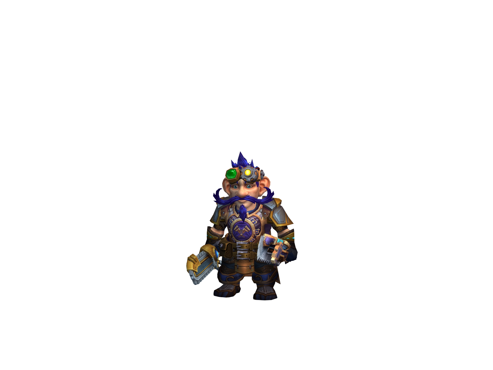 Blárblade 3D character render