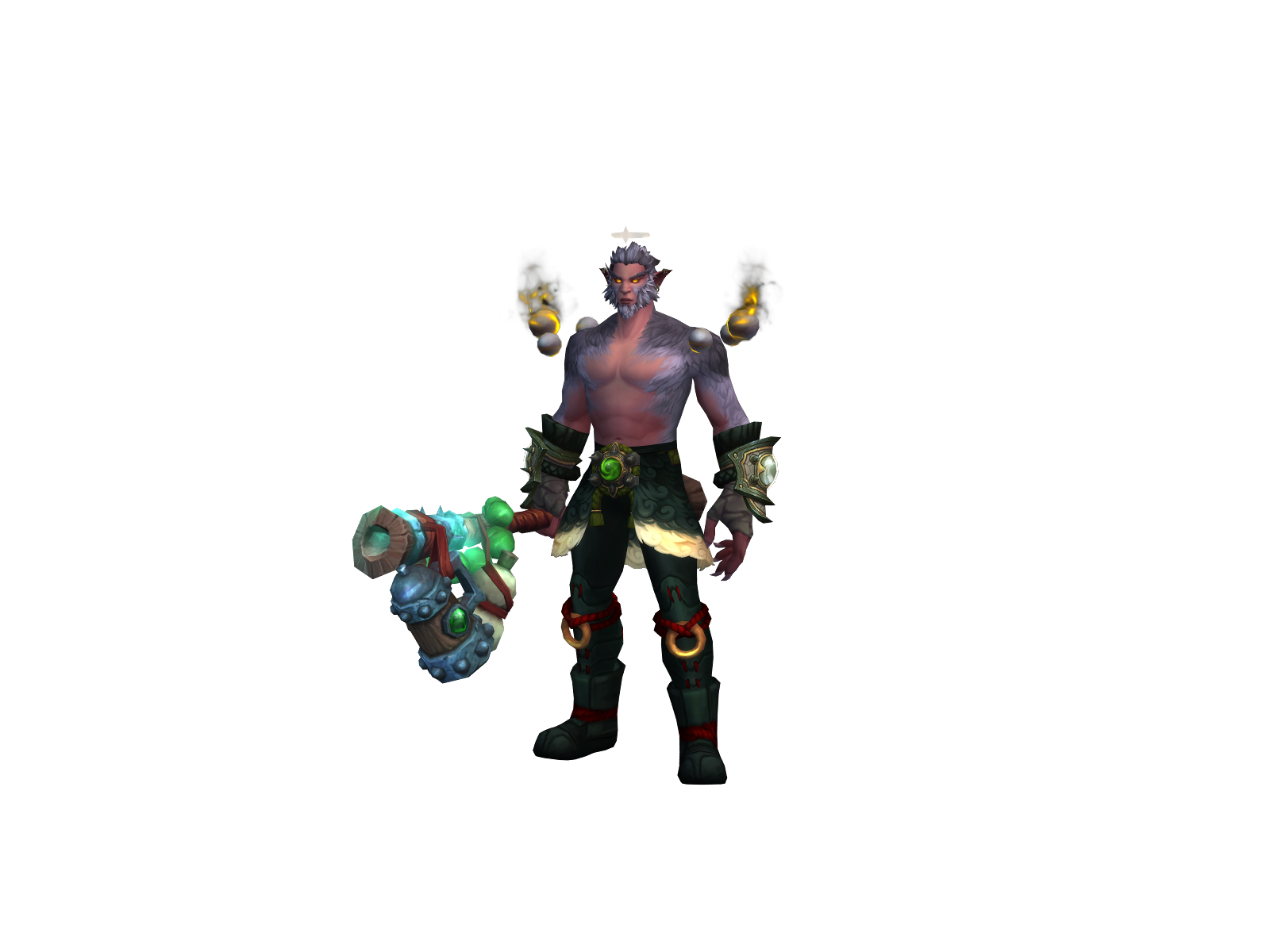 Wuklong 3D character render