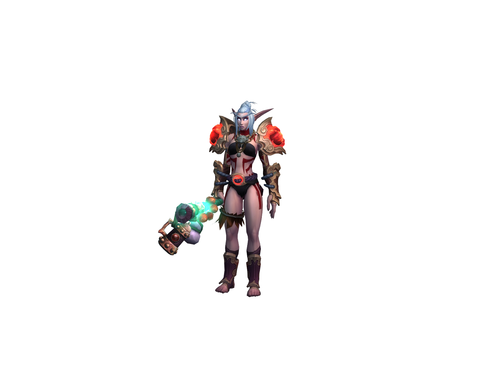 Pixiehots 3D character render