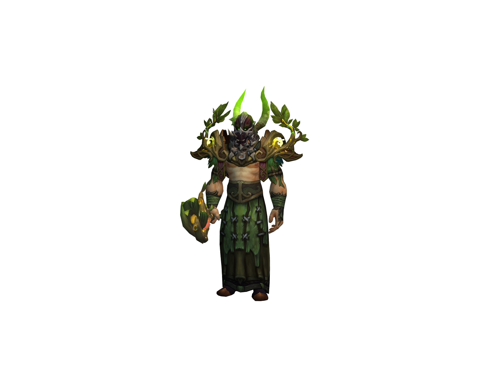 Mustachemage 3D character render