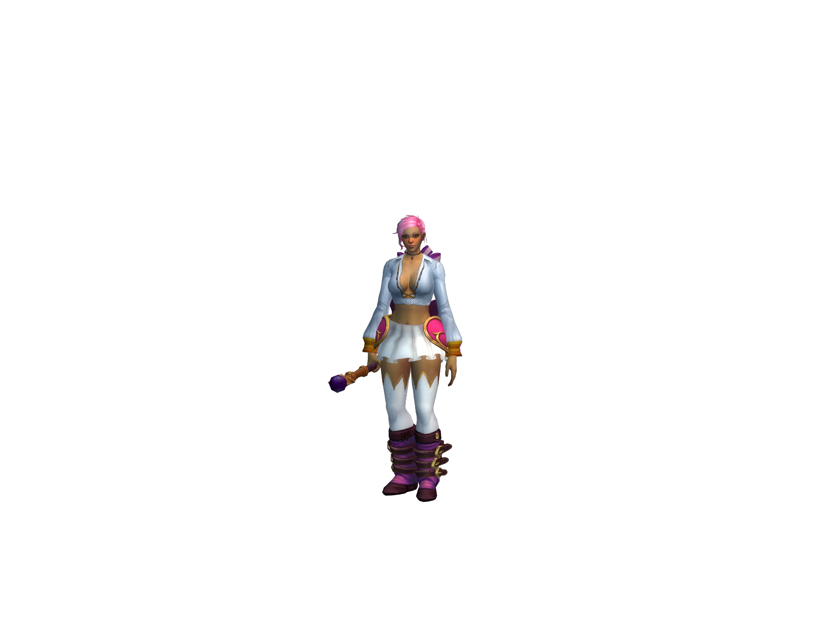 Hazæl 3D character render