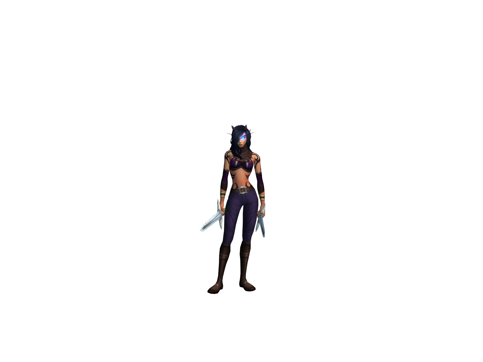 Ozyra 3D character render