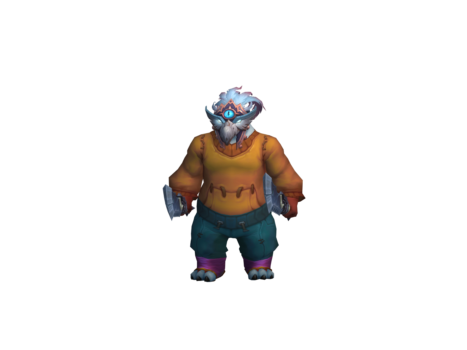 Bigboix 3D character render