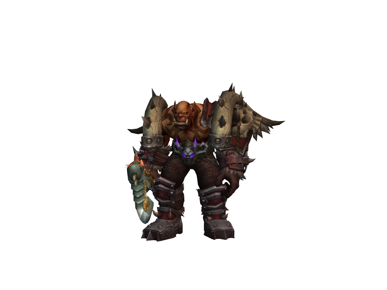Garrösh 3D character render