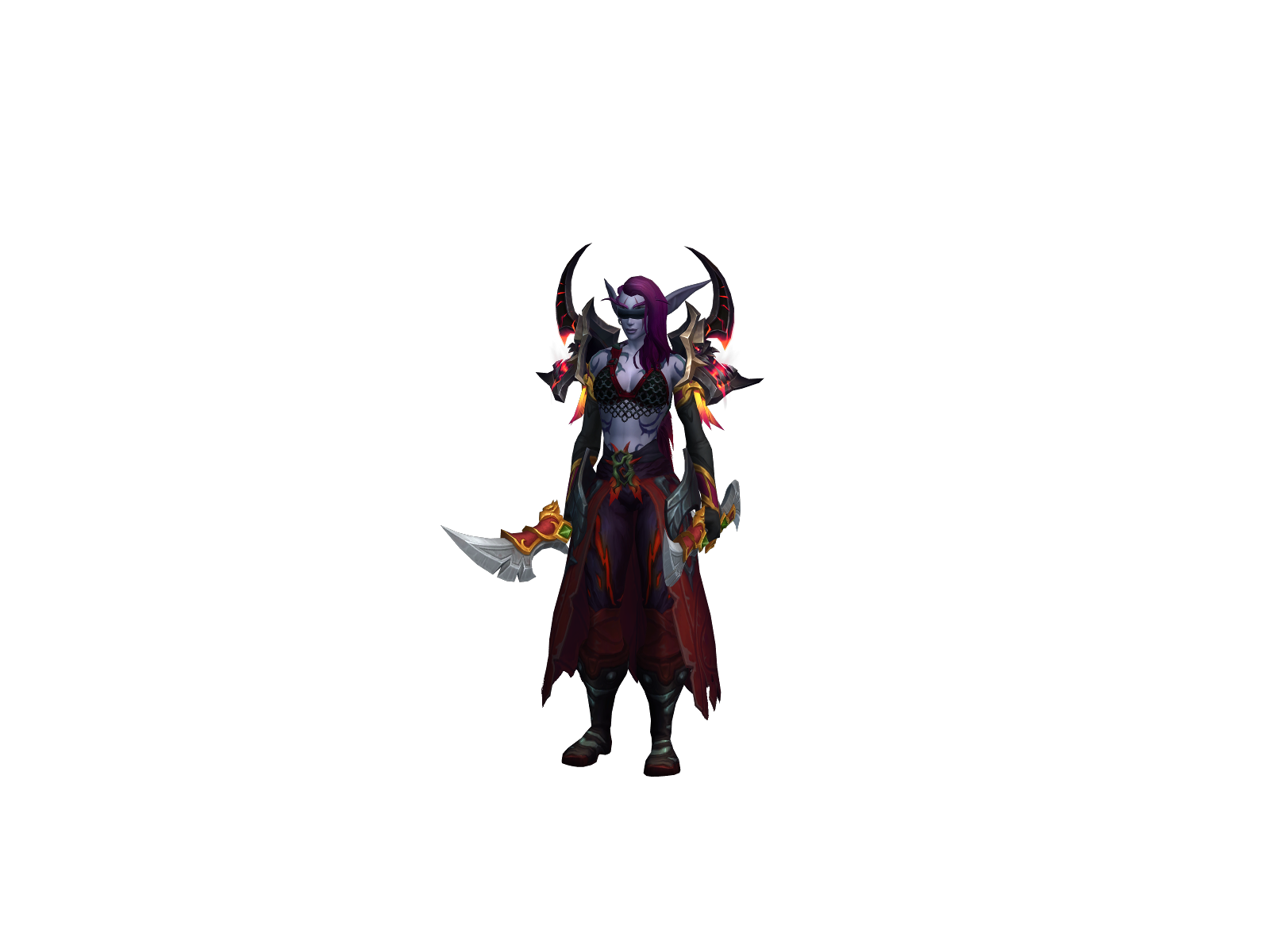 Serraah 3D character render