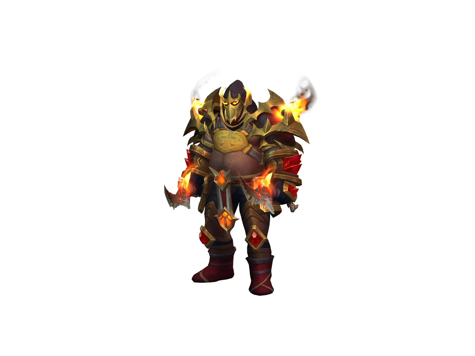 Haymakergõd 3D character render