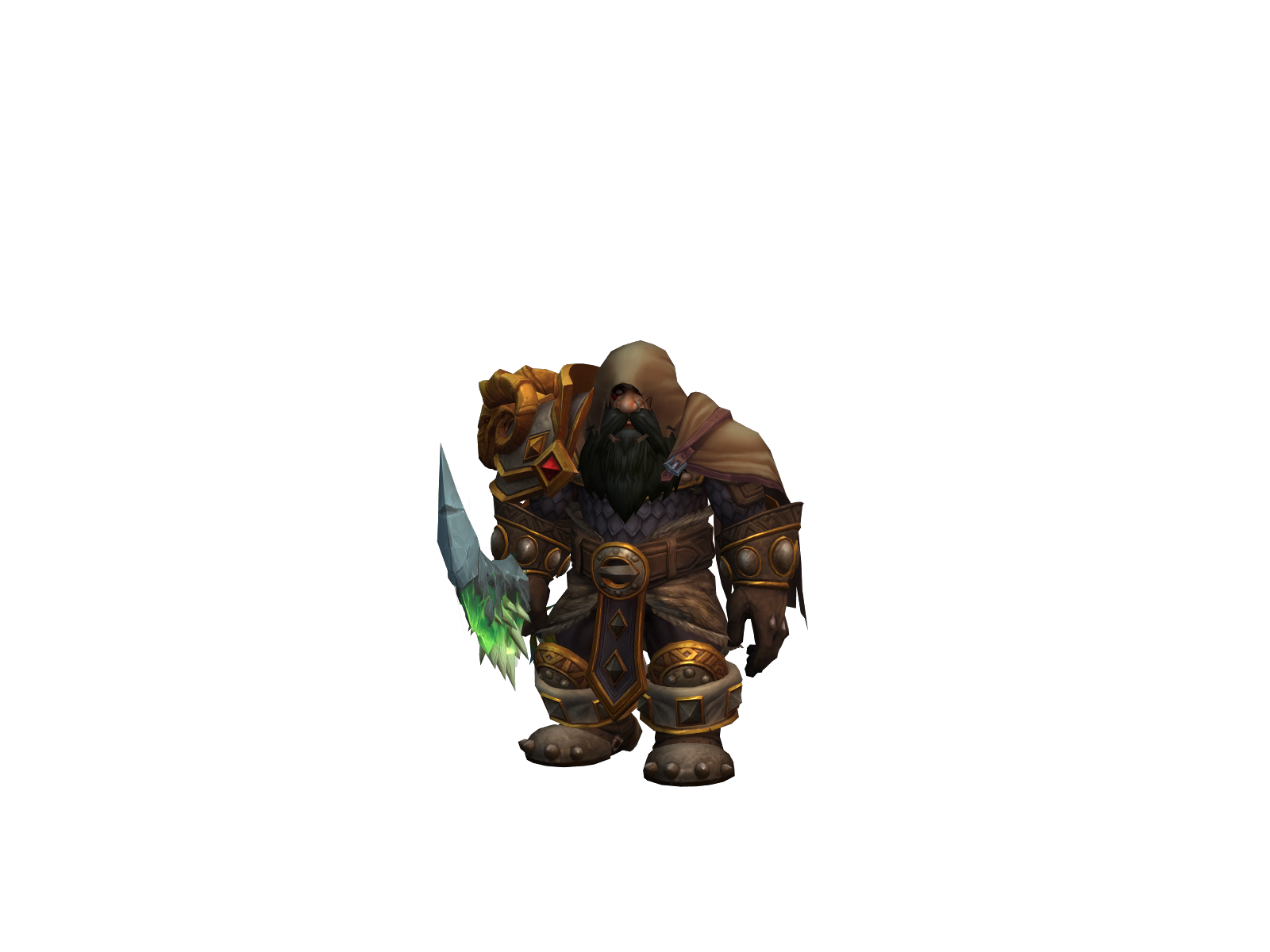 Ormvald 3D character render