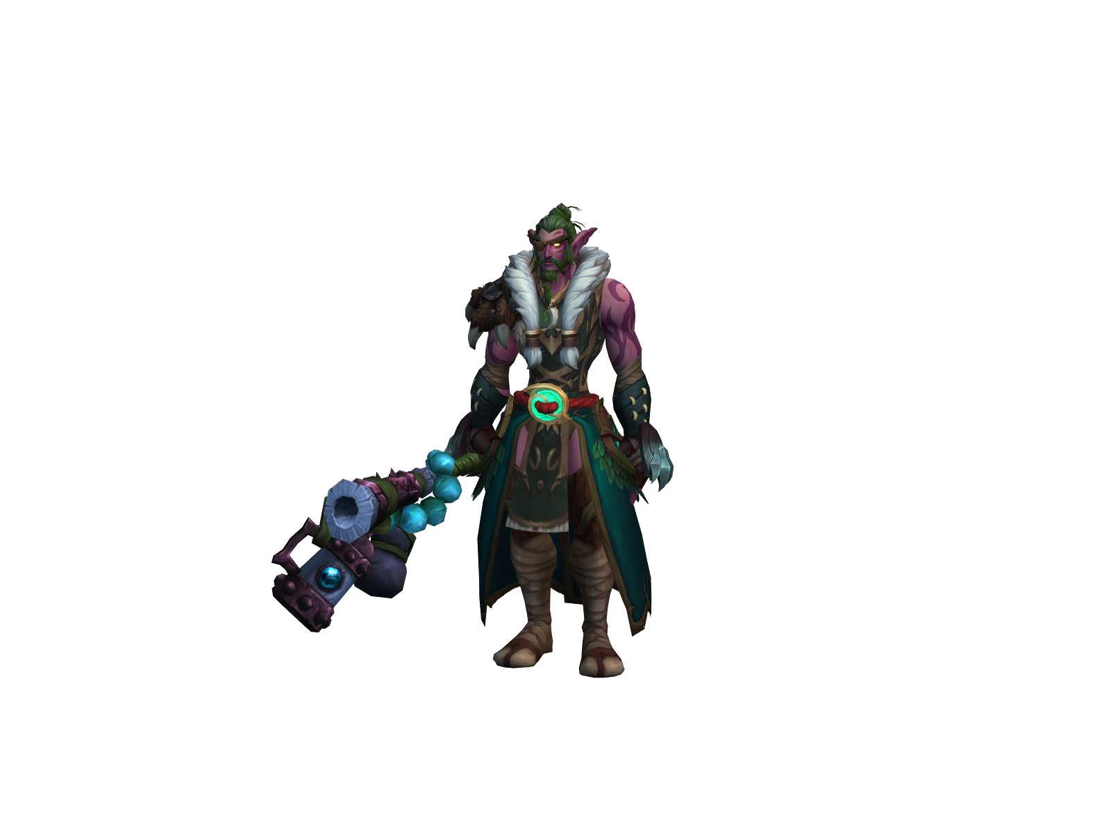 Llathan 3D character render