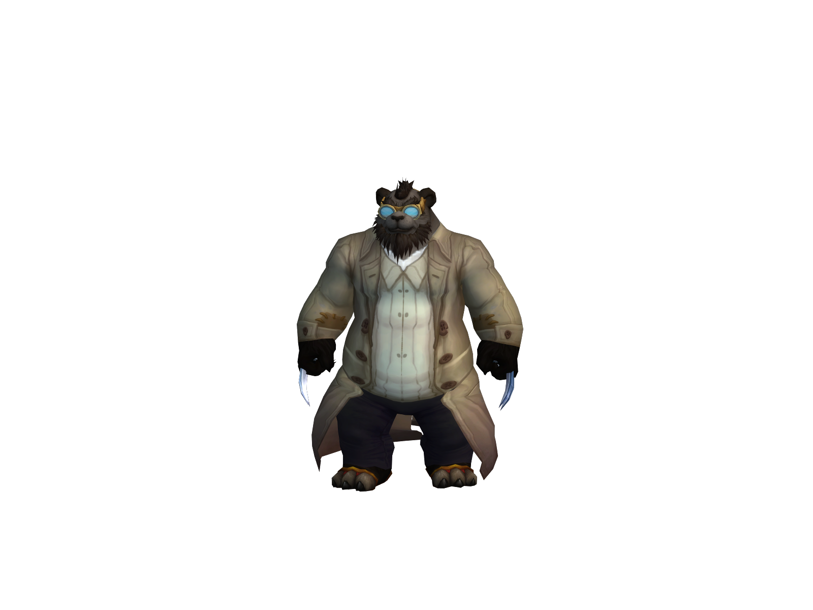 Tongpó 3D character render