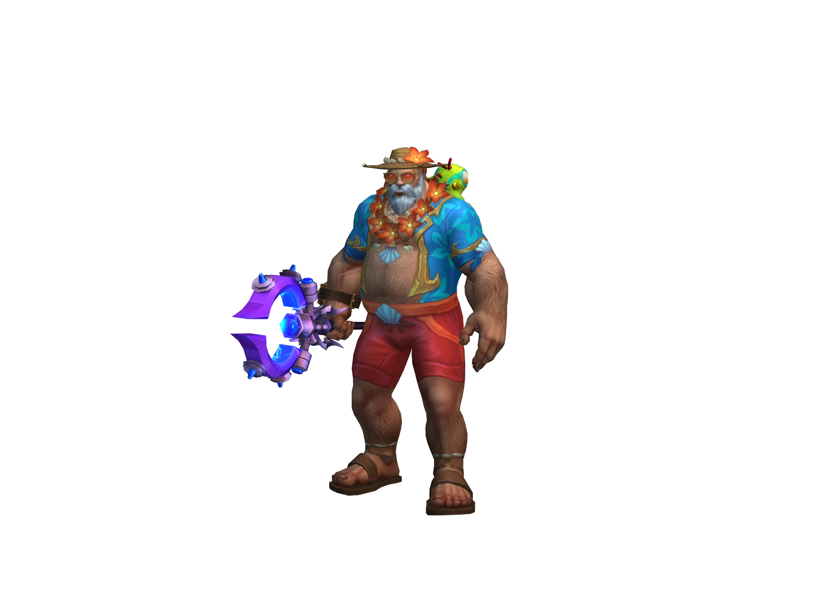 Shamansteve 3D character render