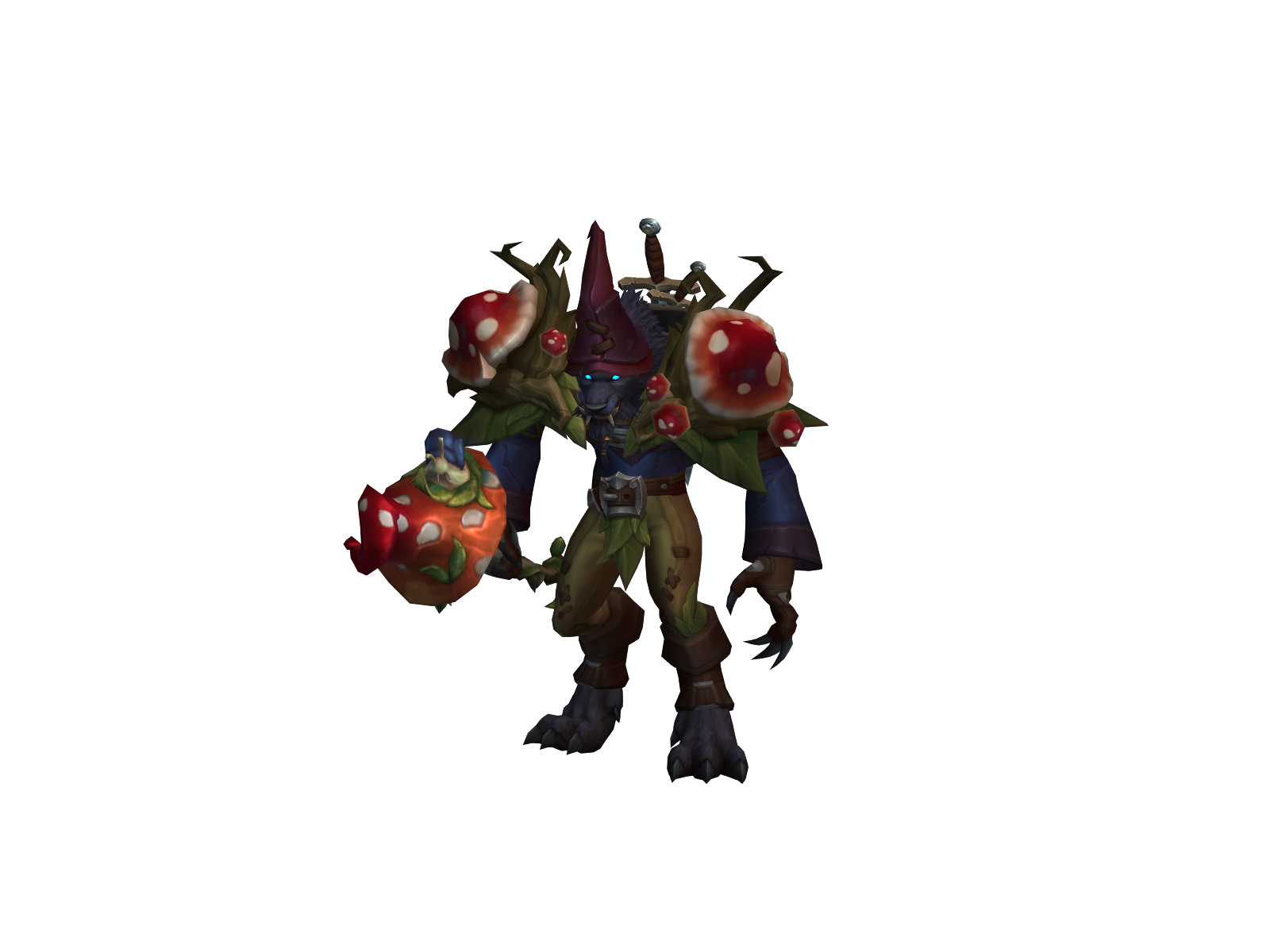 Rickrollform 3D character render