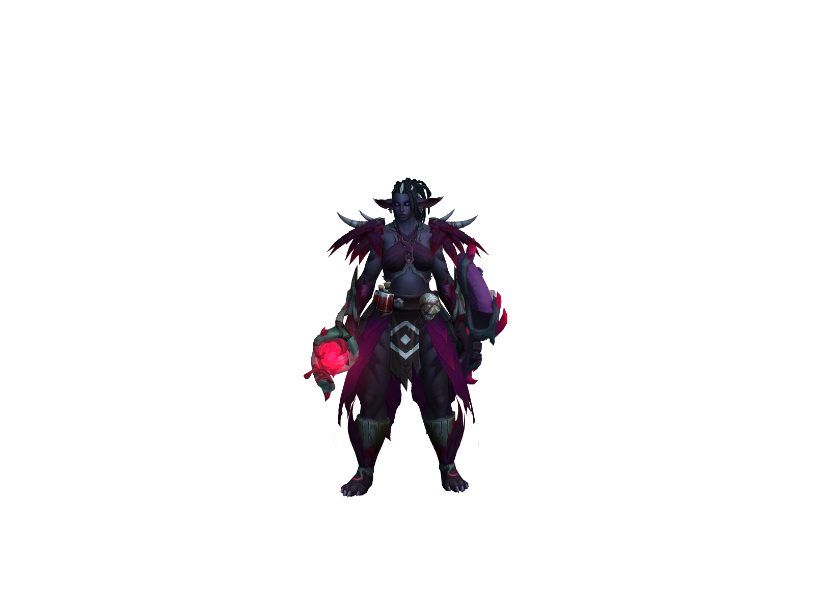 Pisharanir 3D character render