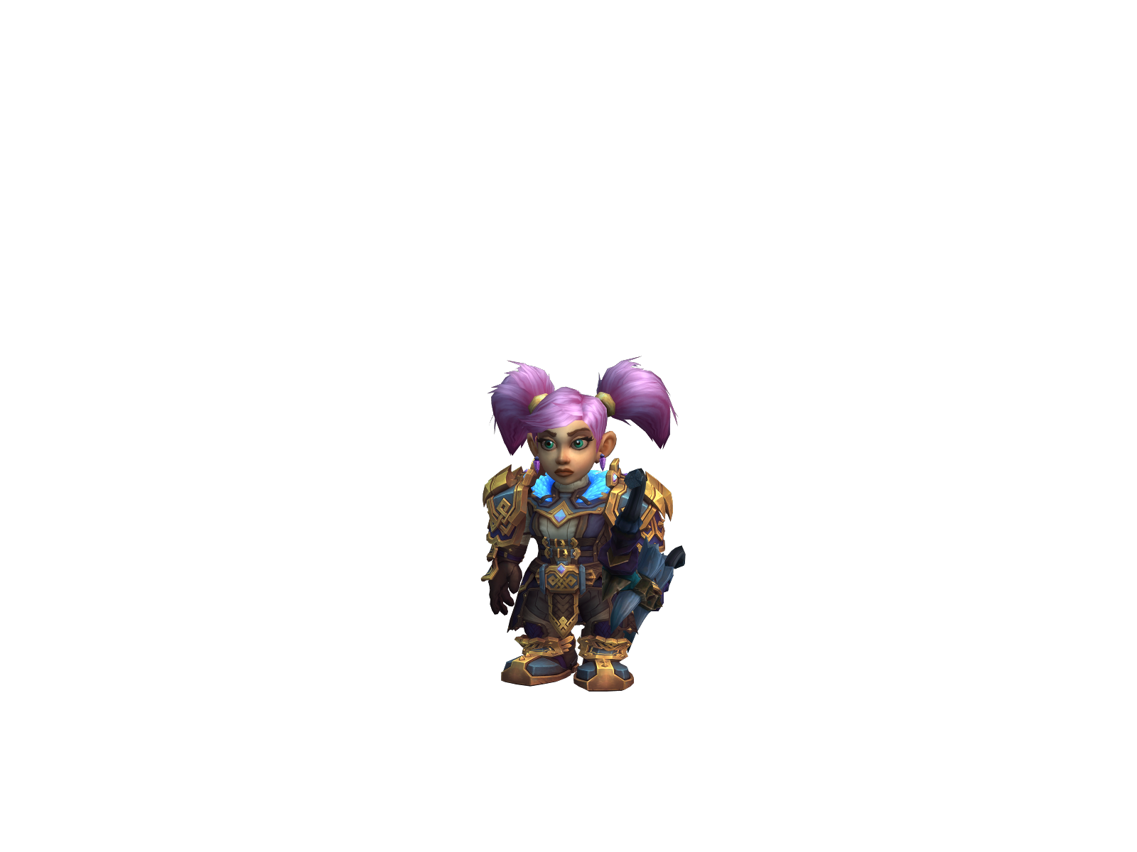 Poppey 3D character render