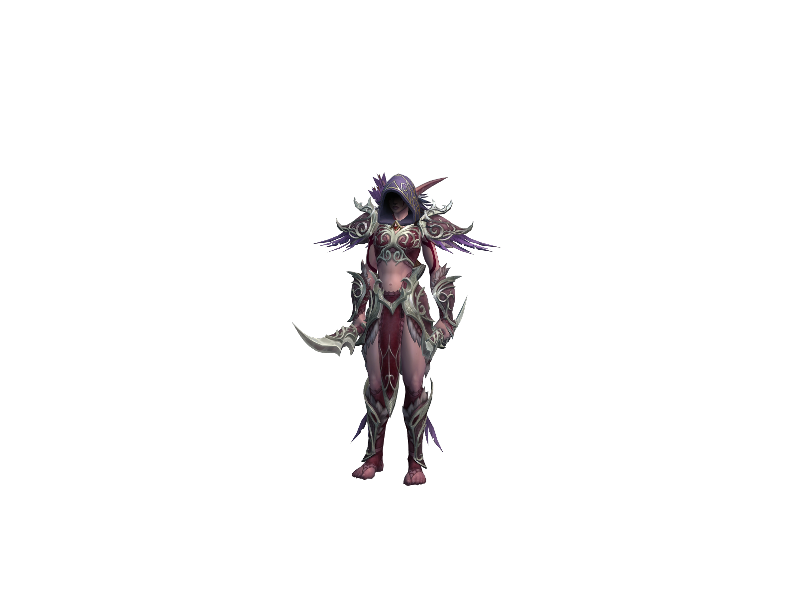Eitherea 3D character render