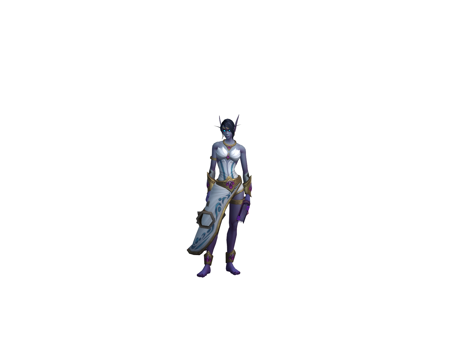 Entropyelf 3D character render