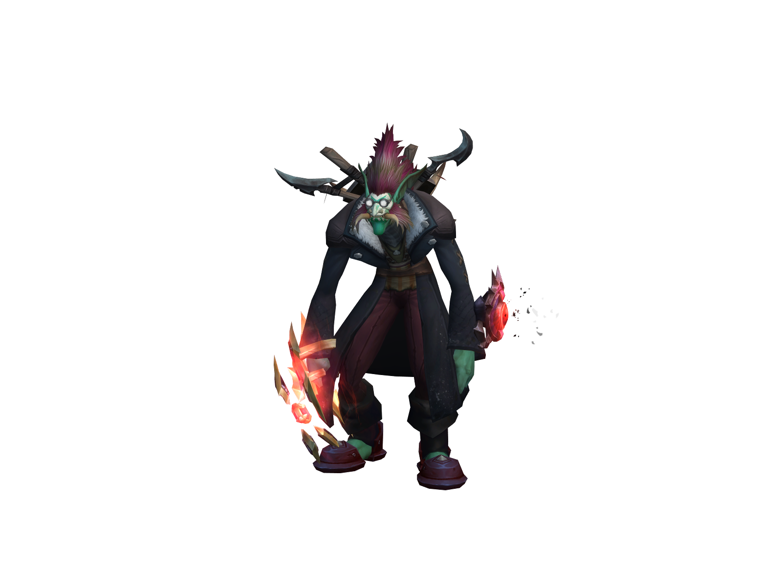 Bwonaias 3D character render