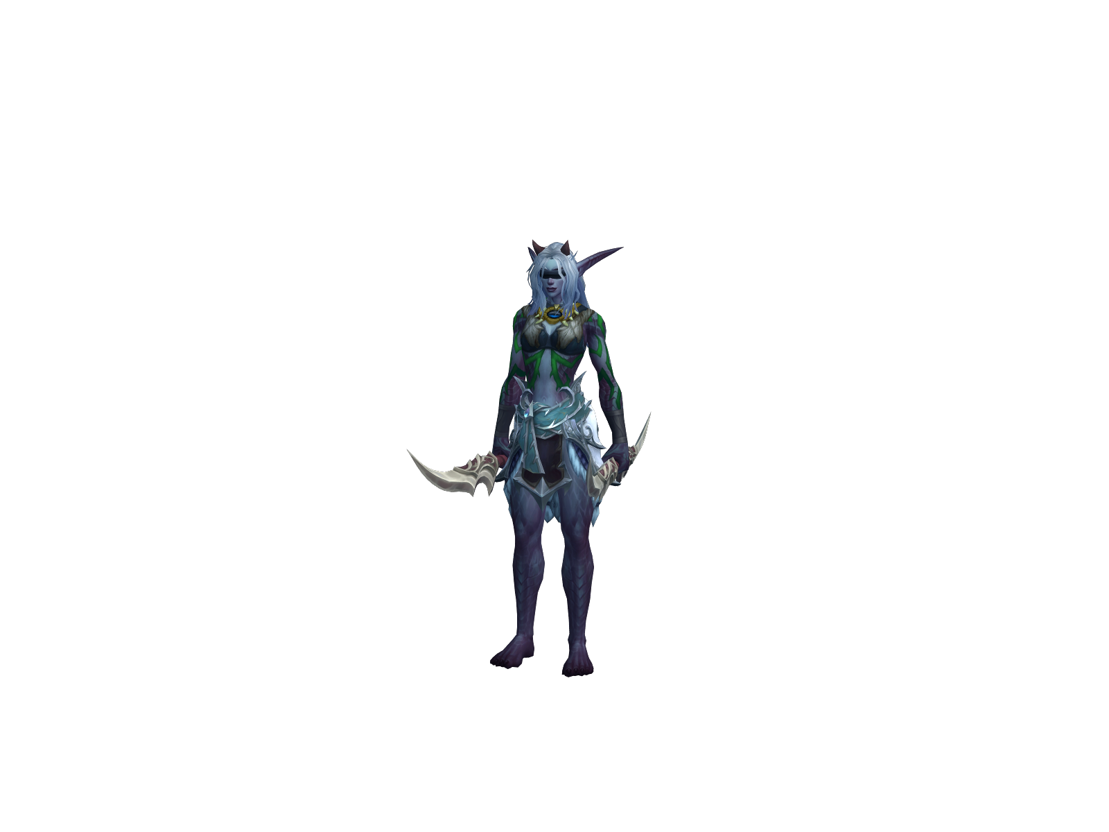 Zaranea 3D character render