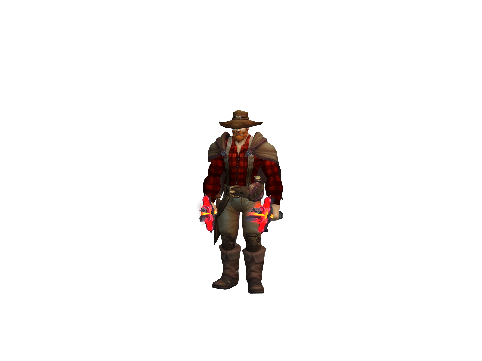 Buckitdude 3D character render