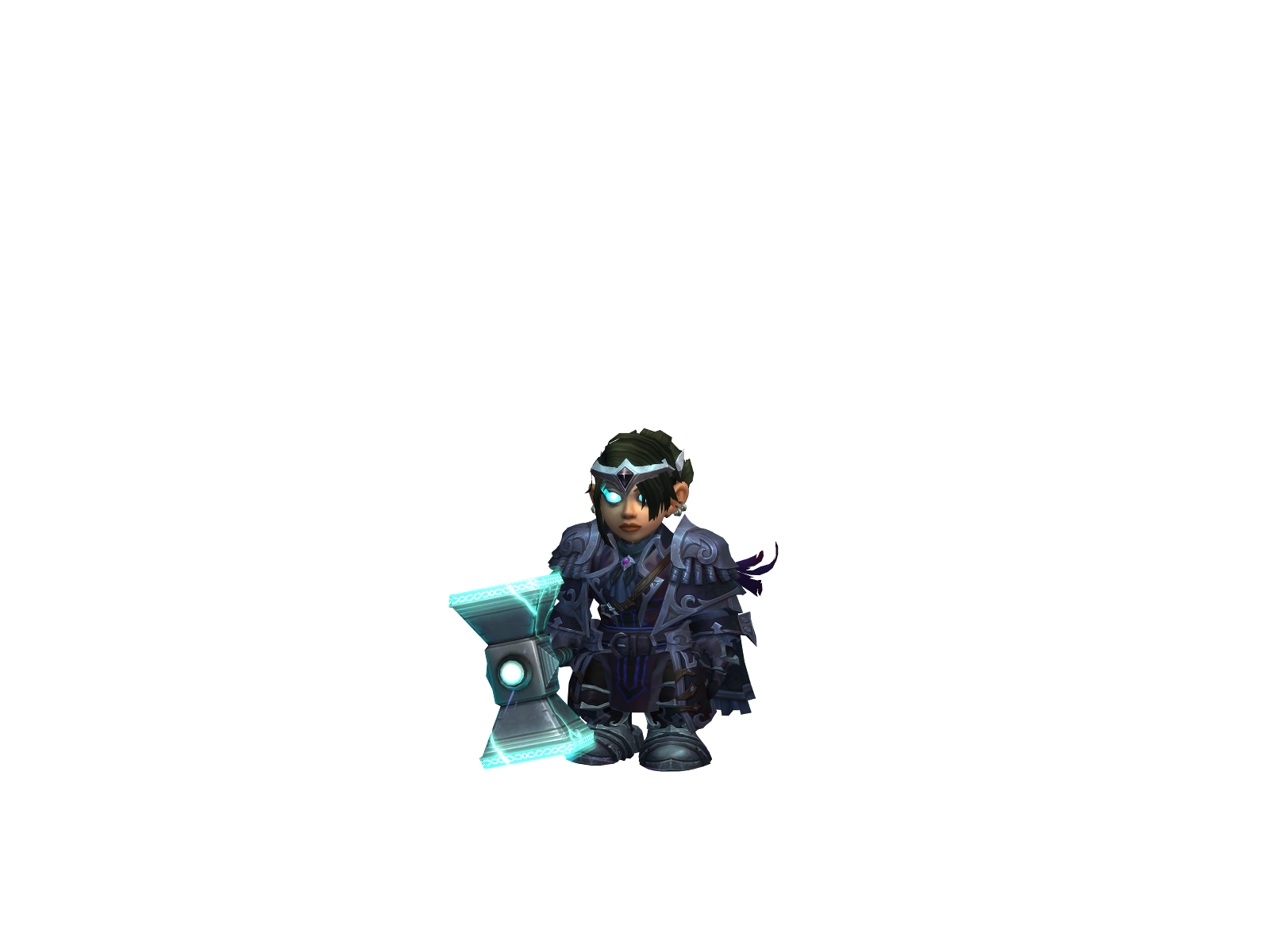 Eidolynne 3D character render
