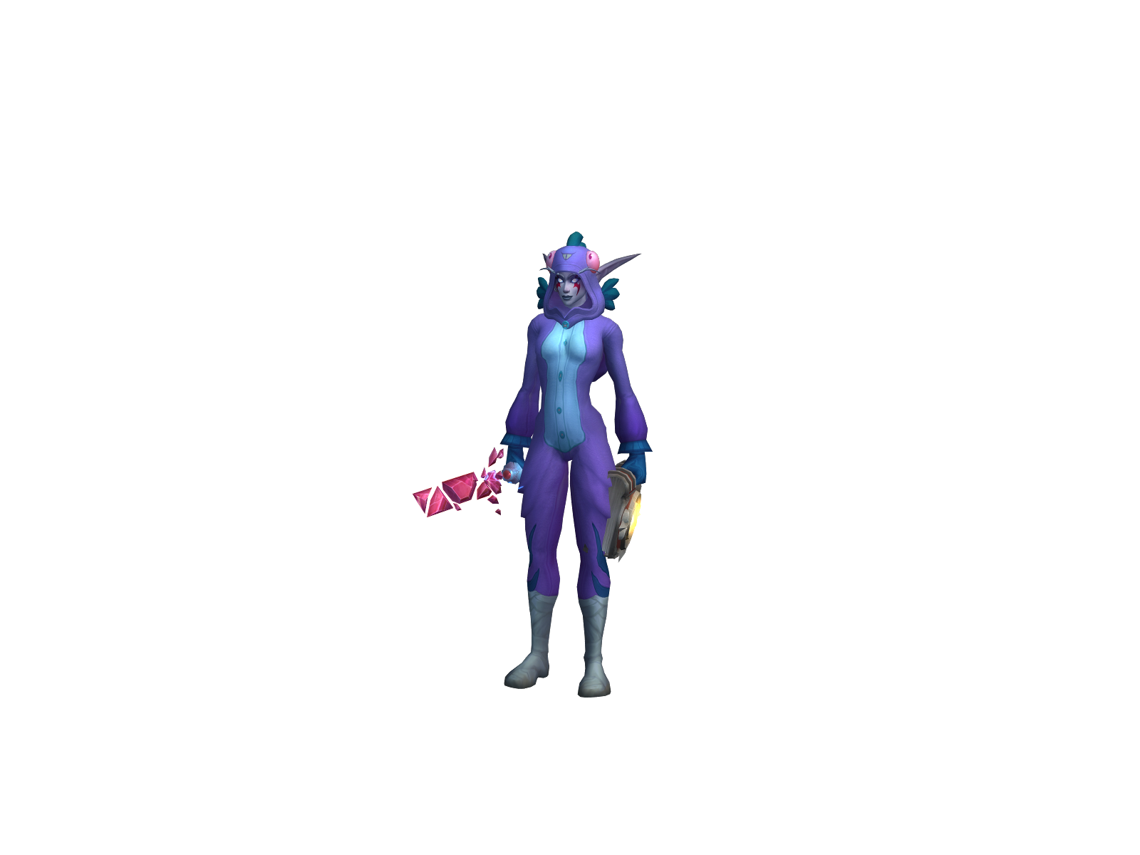 Arü 3D character render