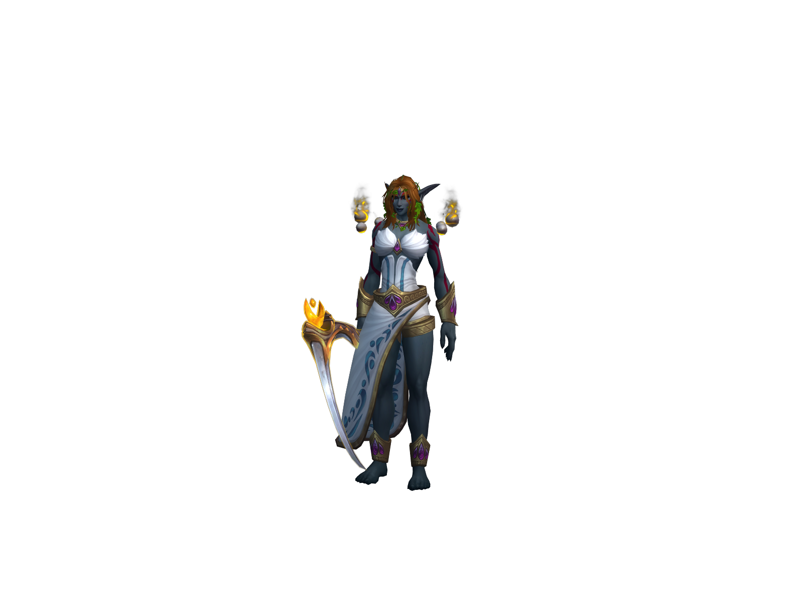 Caylaranth 3D character render