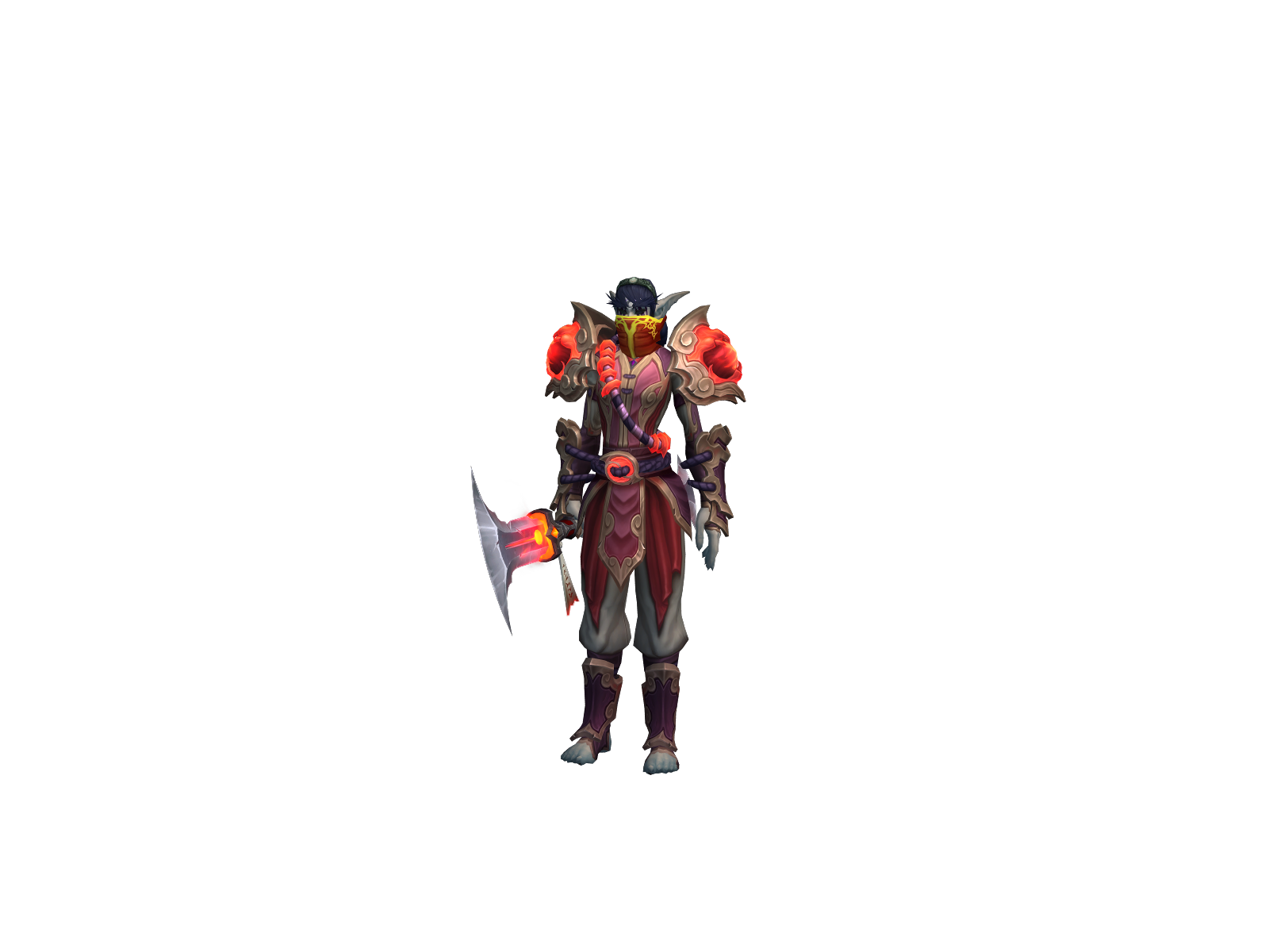 Hoo 3D character render