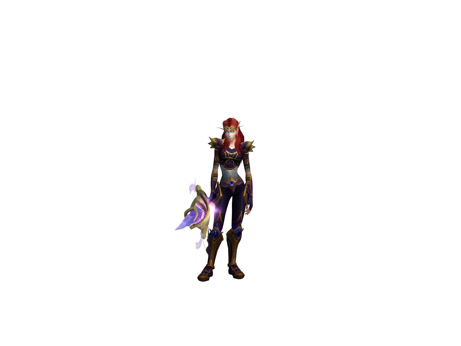 Lyrastrã 3D character render