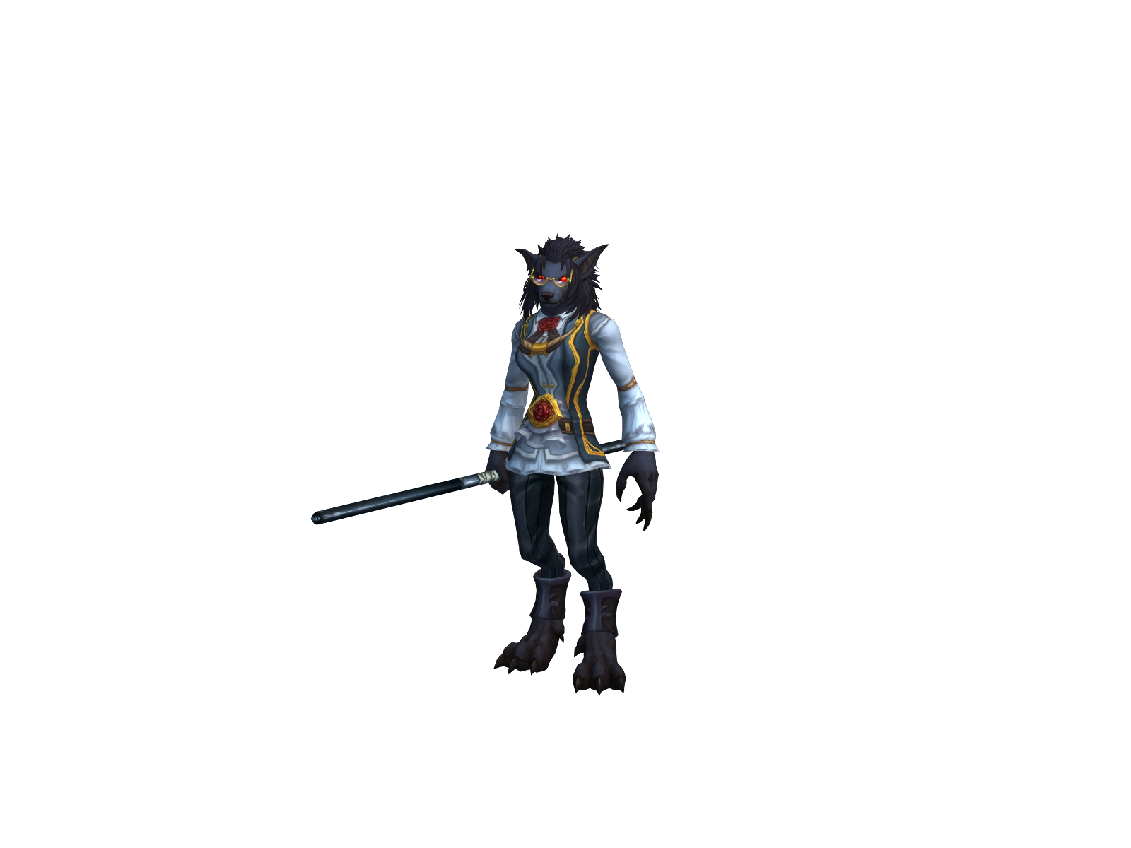 Monereve 3D character render