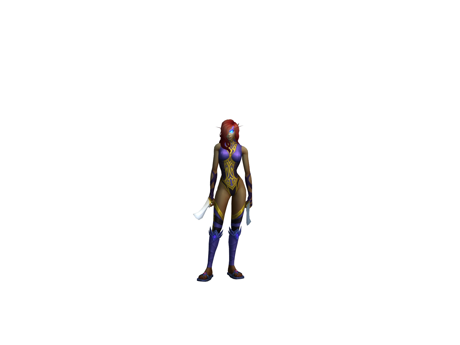Gúinevére 3D character render