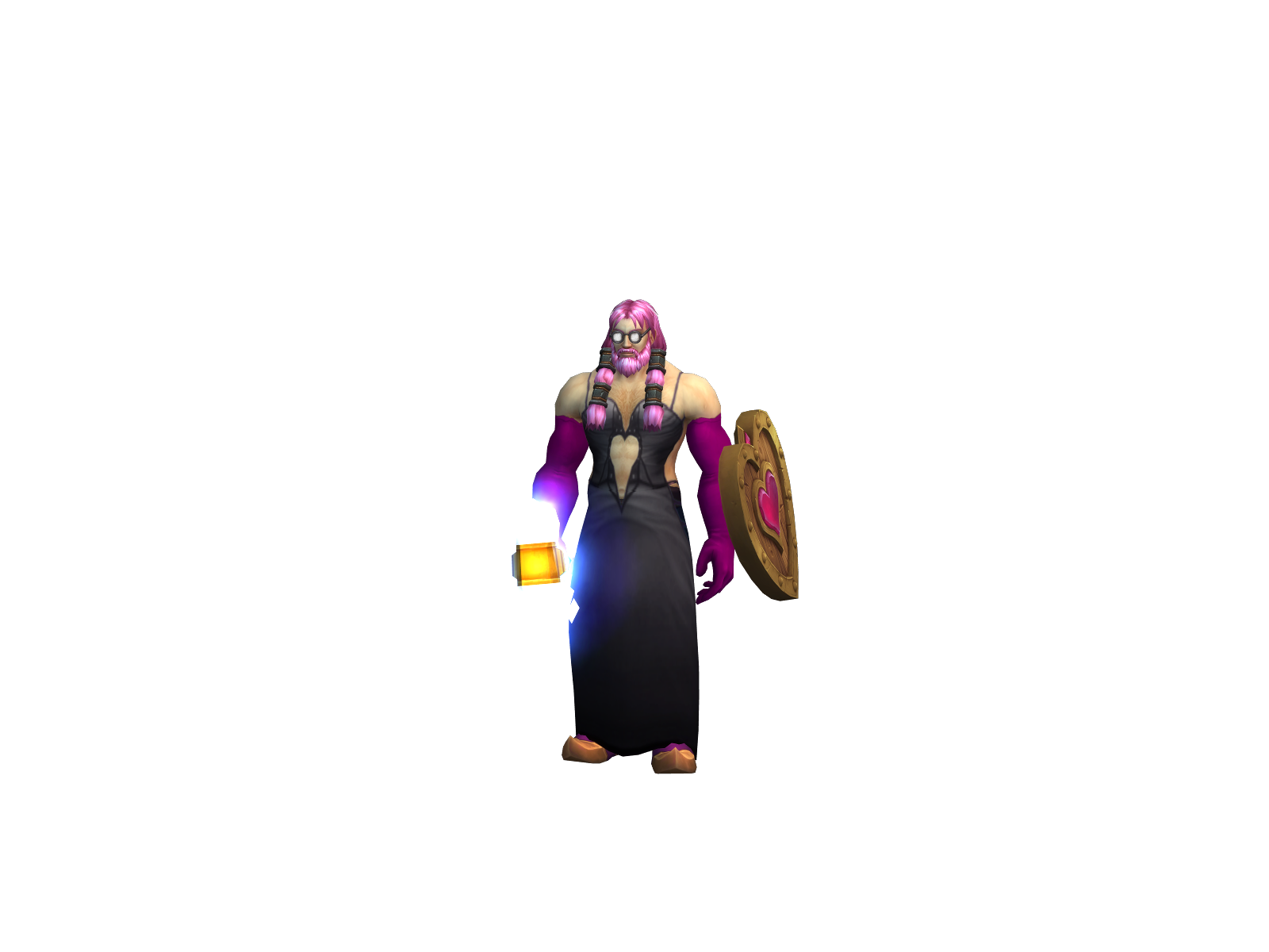 Suslady 3D character render